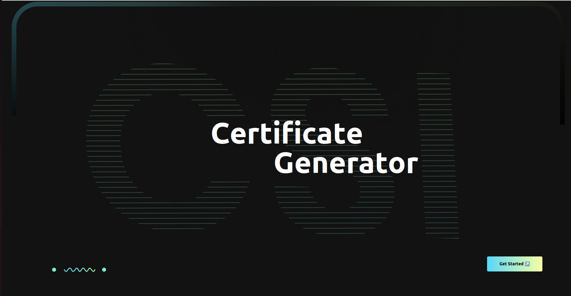 Certificate Generator